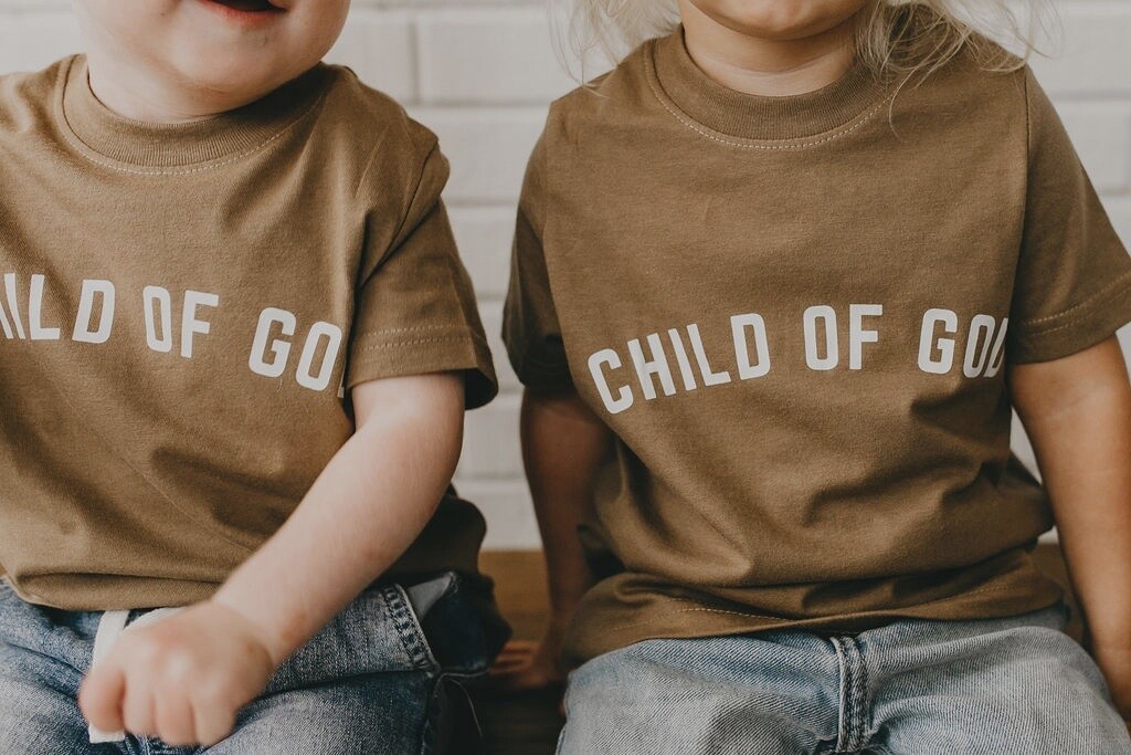 Child of God, Faith Based, Christian Apparel For Kids.