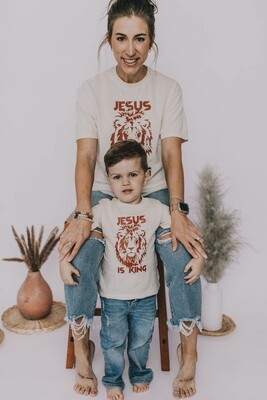 Jesus Is King Tshirt For Kids