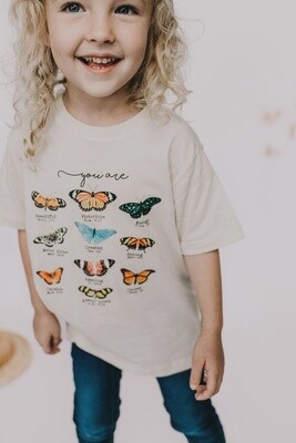 You Are Butterfly Words Shirt