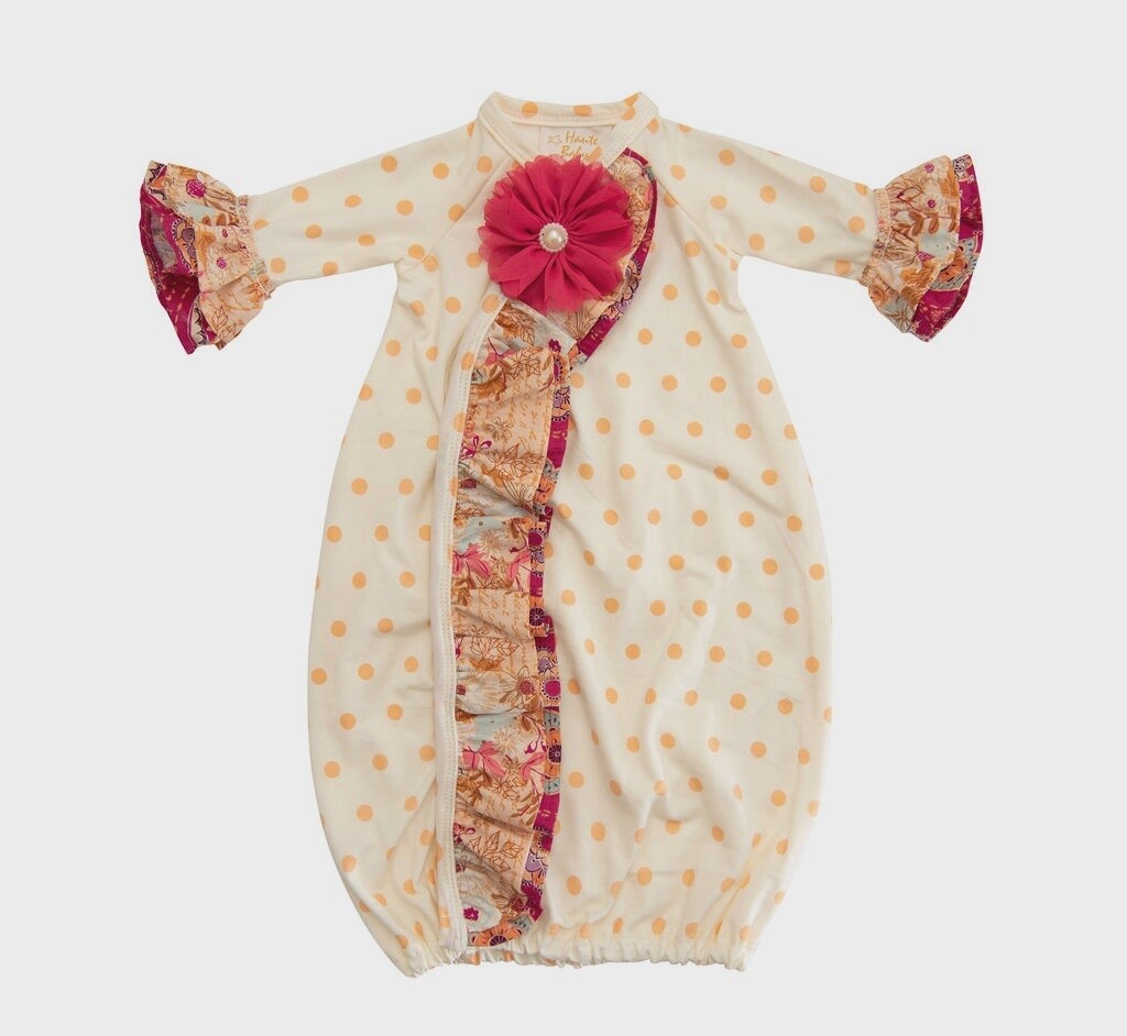Amber Dreams  Baby Gown (0-3M)