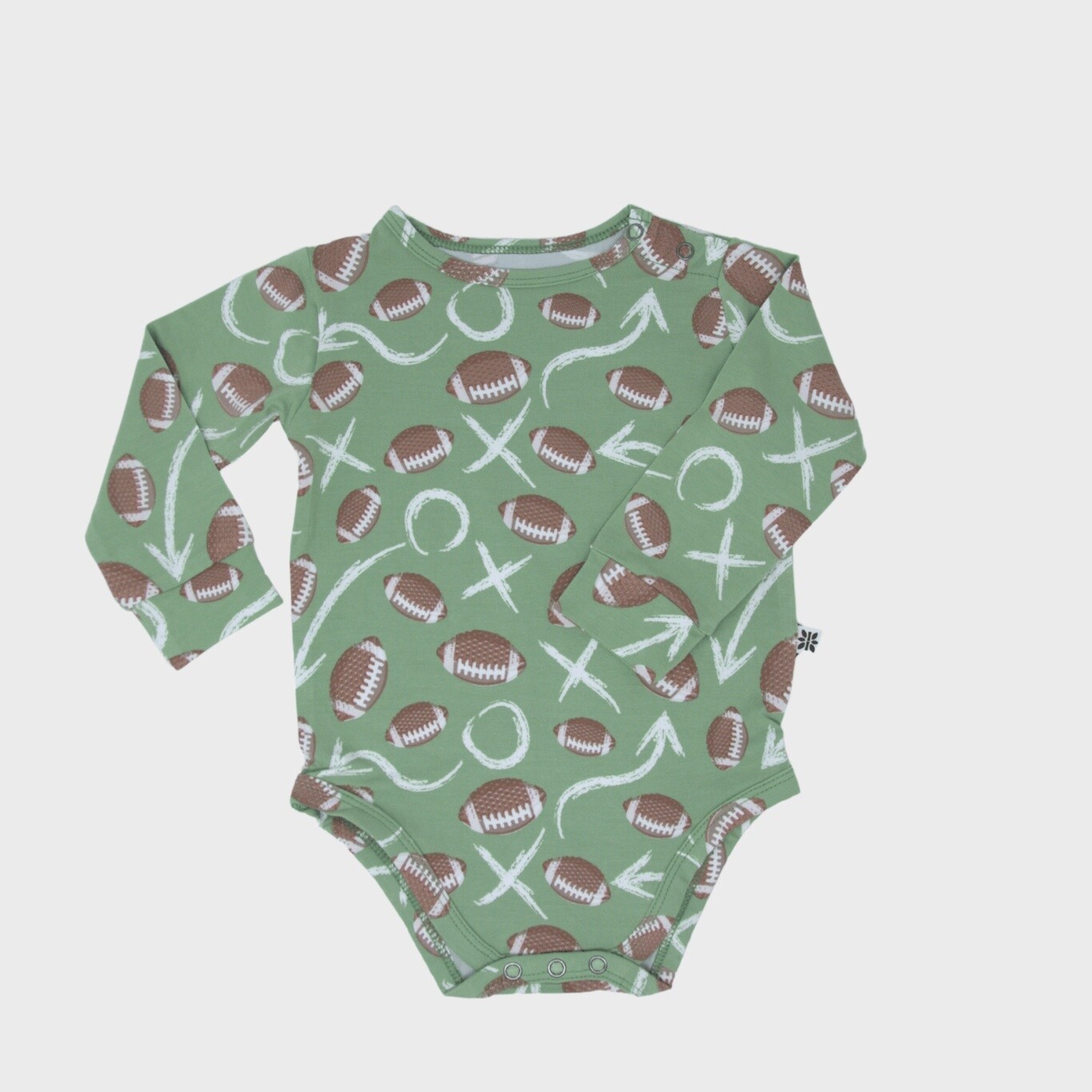 Long Sleeve Bodysuit - Football