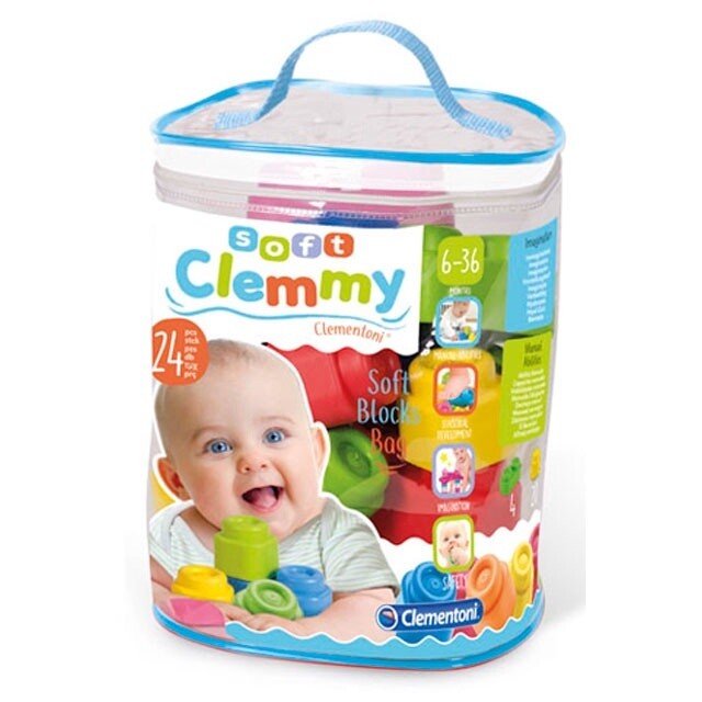 24 Pc. Soft Block Zip Bag