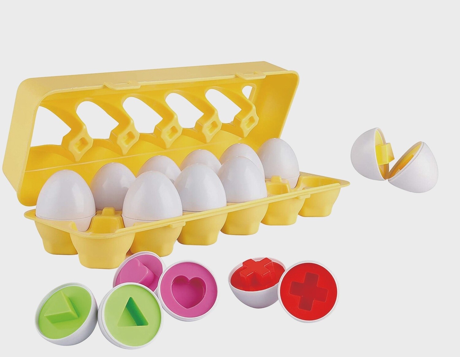 Shape Sorter Eggs 12 Piece Playset