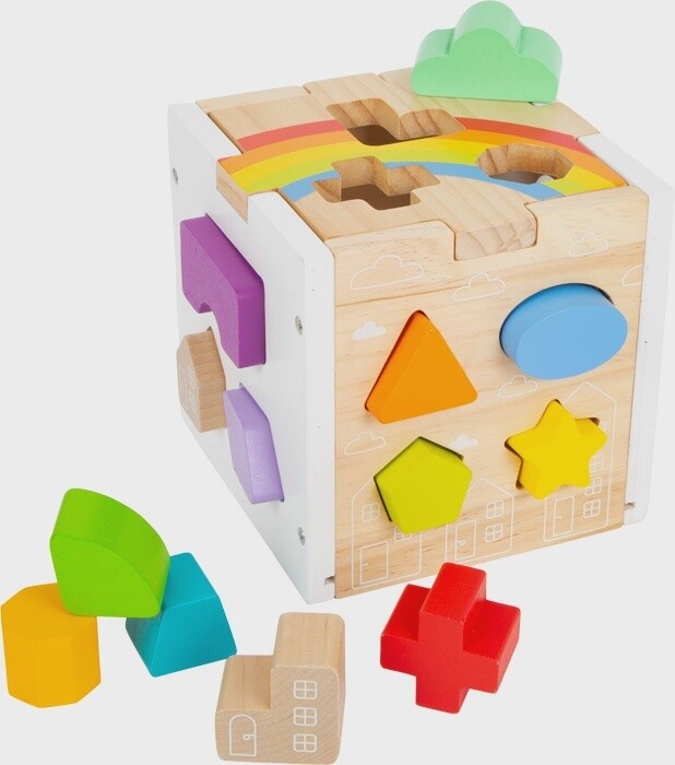 Rainbow Shape Sorter Cube