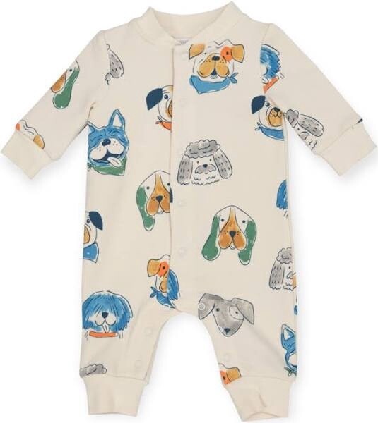 French Terry Romper-Furry Friends