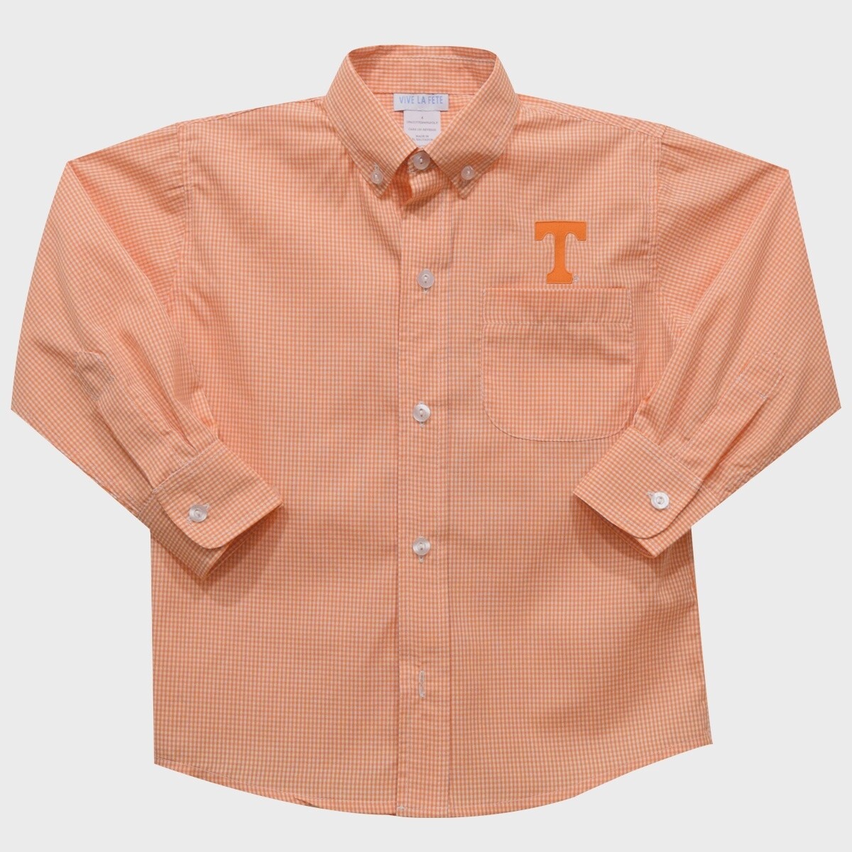 Tennessee Vols Embroidered Orange Button Down Shirt