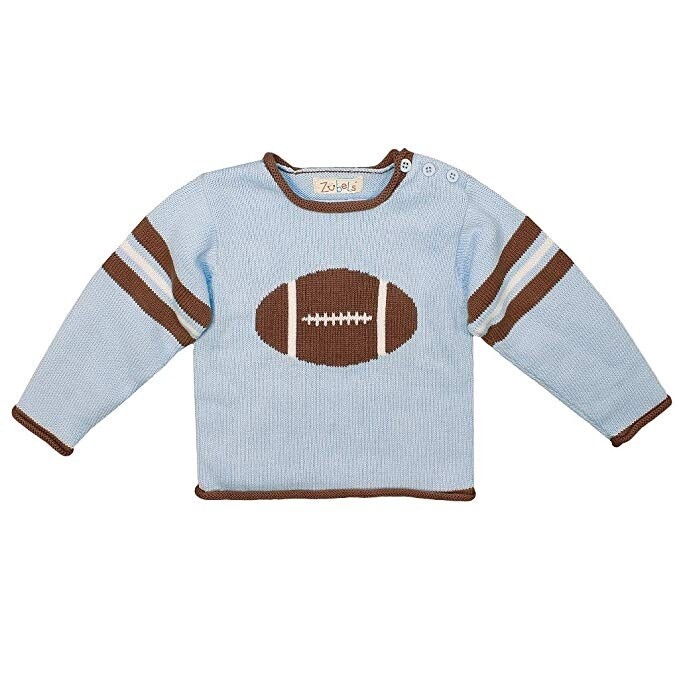 Football Knit Sweater