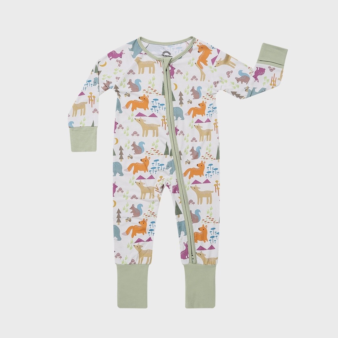 Forest Friends Bamboo Footie