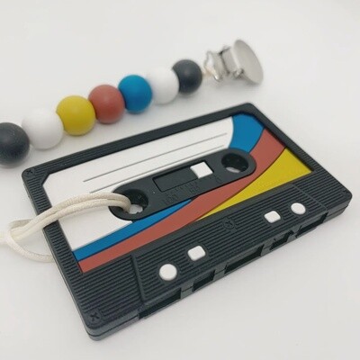 Cassette Tape Teether with Clip - Limited Edition