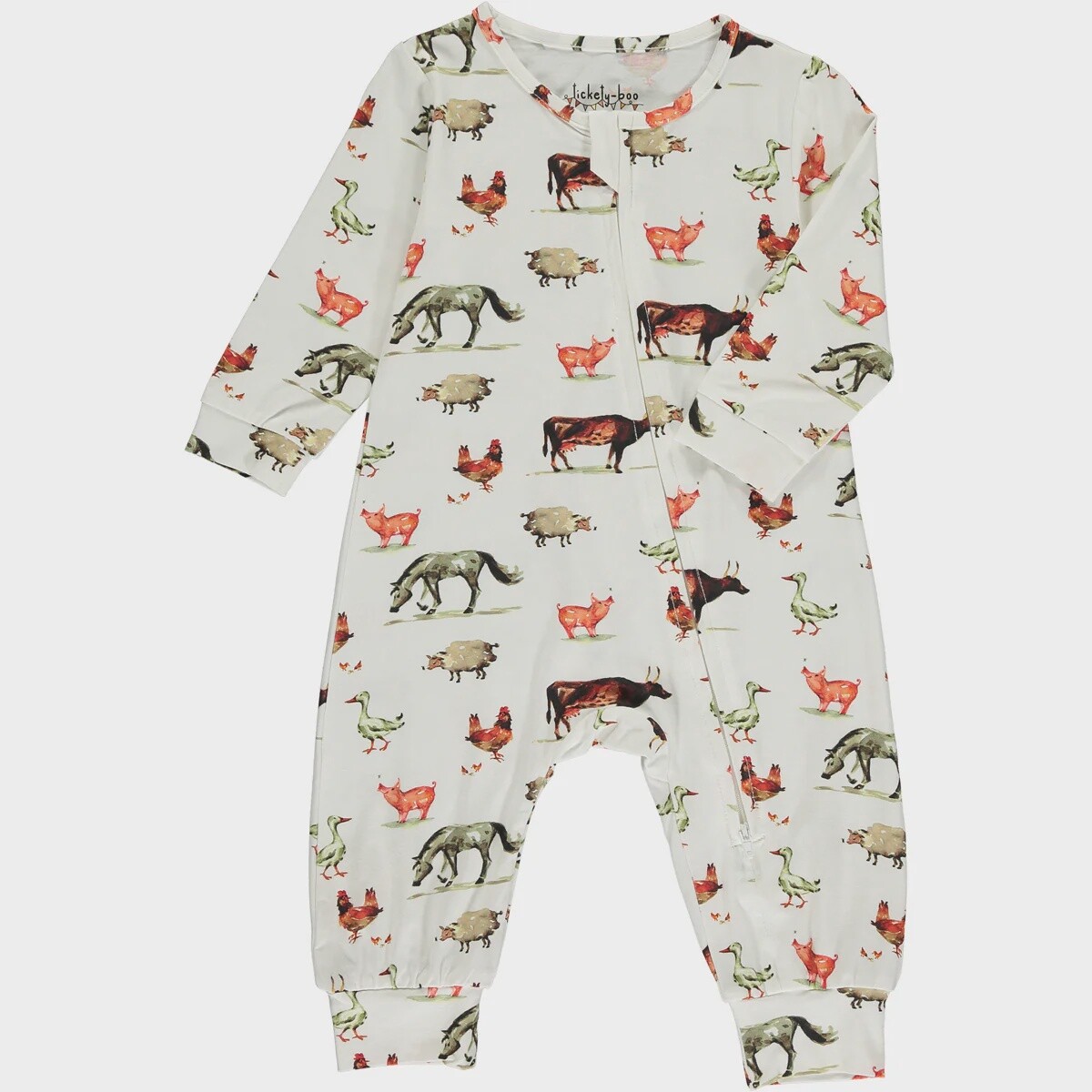 Farm Zipper Romper