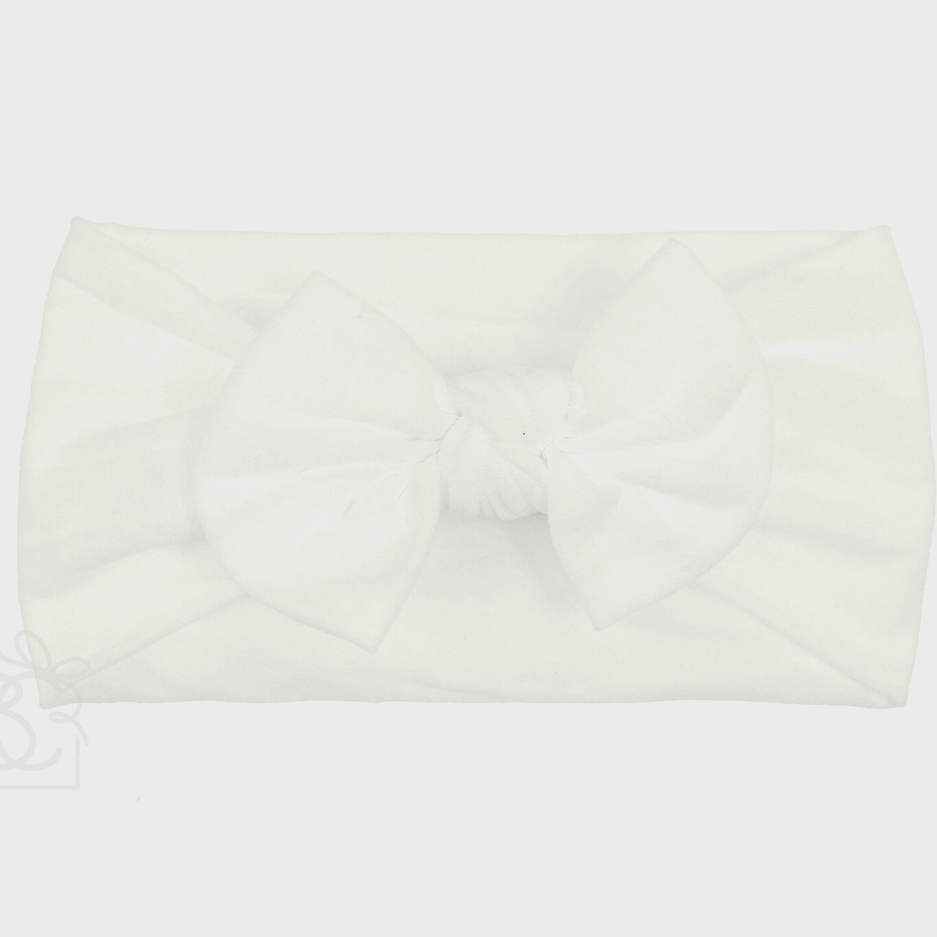 Wide Headband with Knot Bow