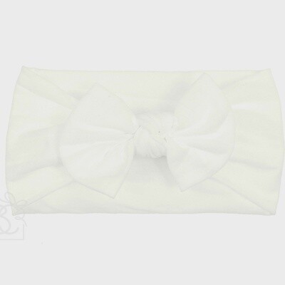 Wide Headband with Knot Bow