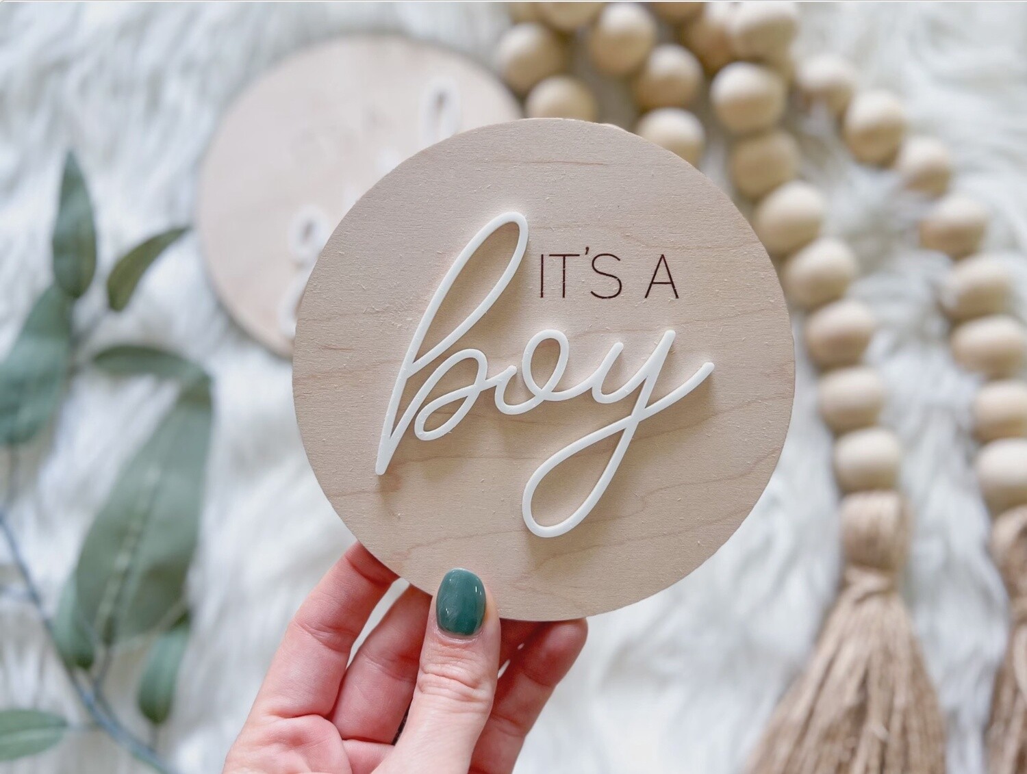 It’s A Boy 6” Sign