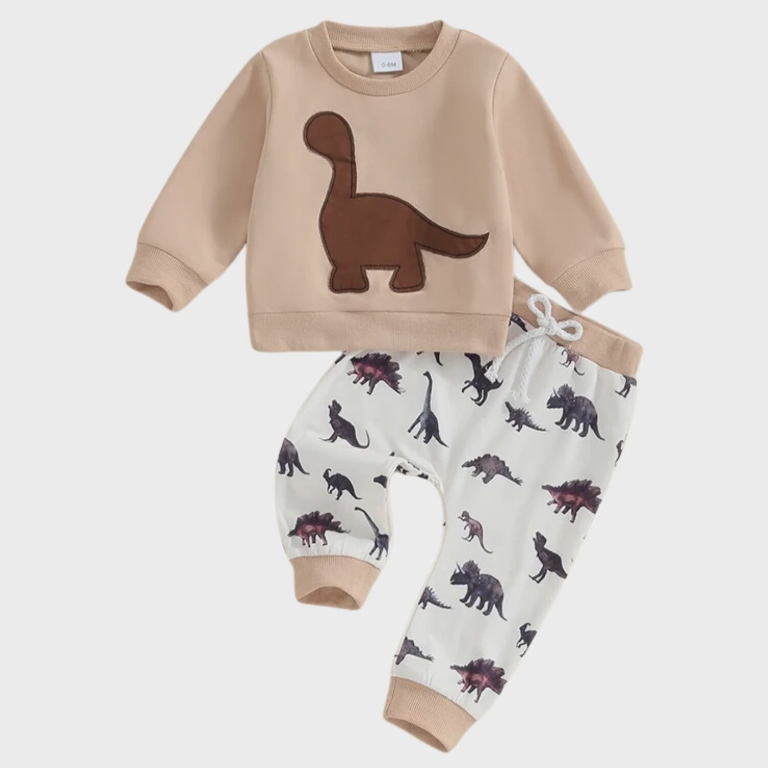 Earthtone Dinosaurs Baby/Toddler Loungewear Set