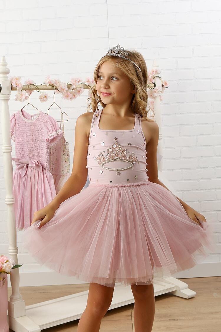 Pink Tiara Tutu Dress