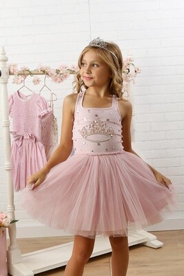 Pink Tiara Tutu Dress