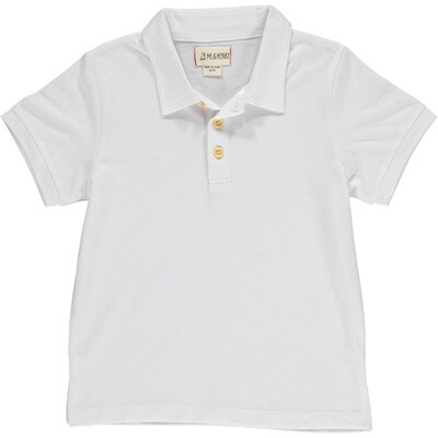 White Pique Polo HB1264e