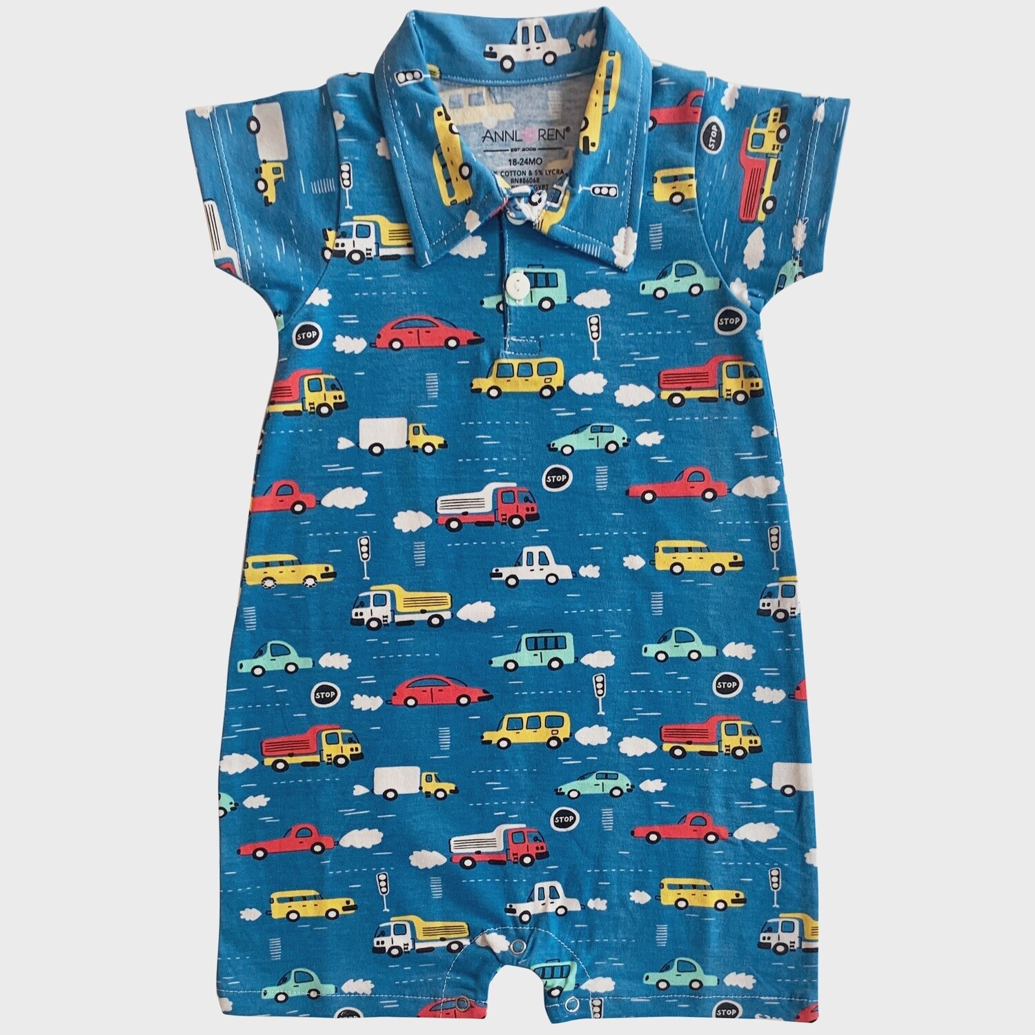 Cars &amp; Trucks Spring Baby Romper Toddler Boys Clothing Kids