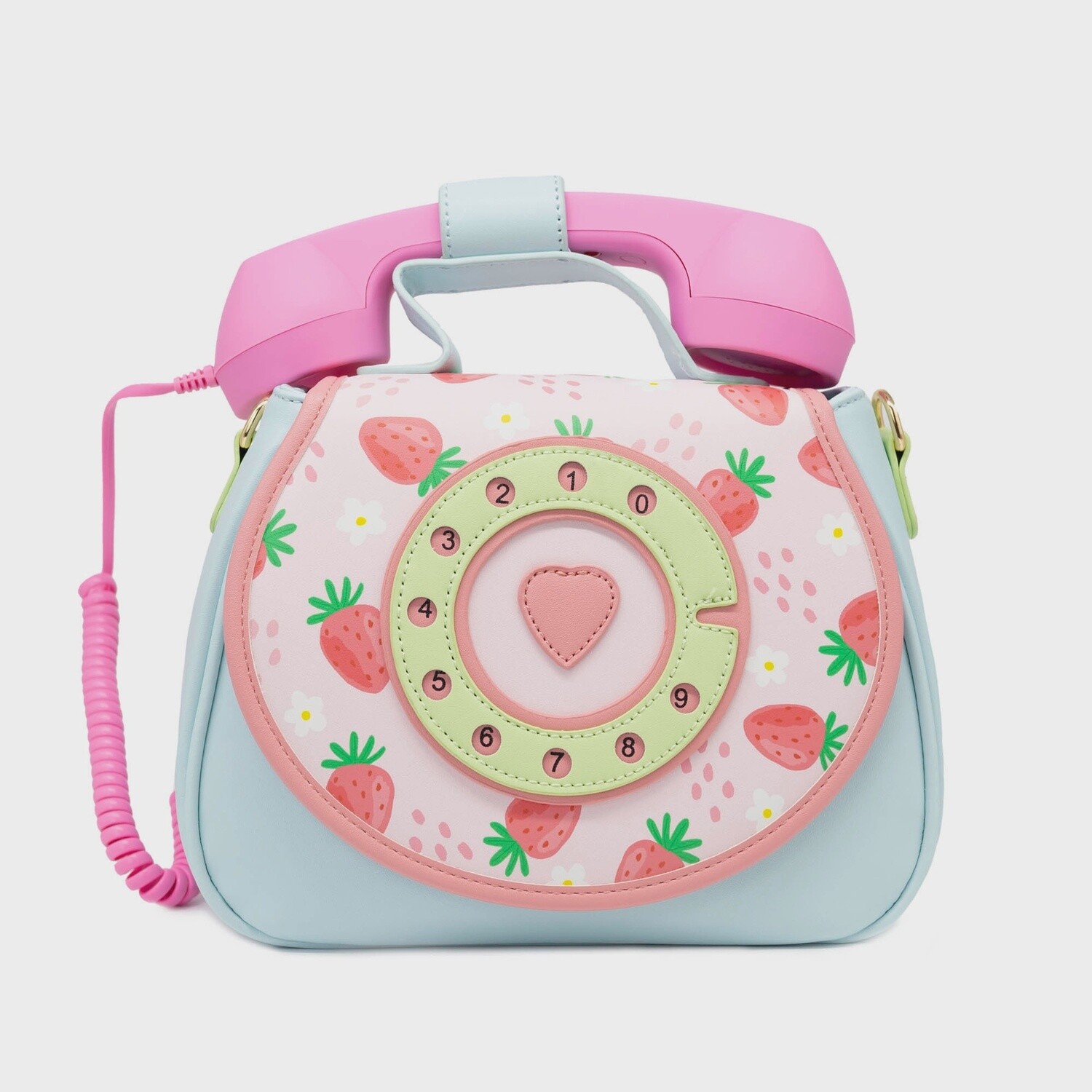 Ring Ring Phone Convertible Handbag - Strawberry Fields