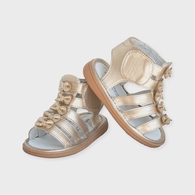 Athena Gold Squeak Sandal