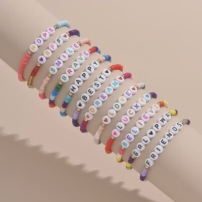 Set of 12 Friendship Bracelet Kids Era&#39;s Tour Taylor Swift
