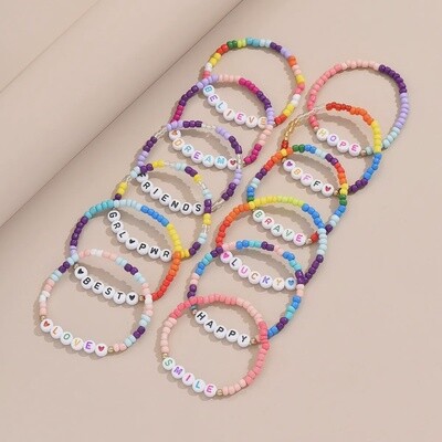 Set of 12 Friendship Bracelet Kids Era's Tour Taylor Swift
