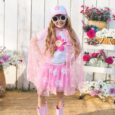 Daisy Smiley Short Sleeve Shirt - Kids Spring Tee