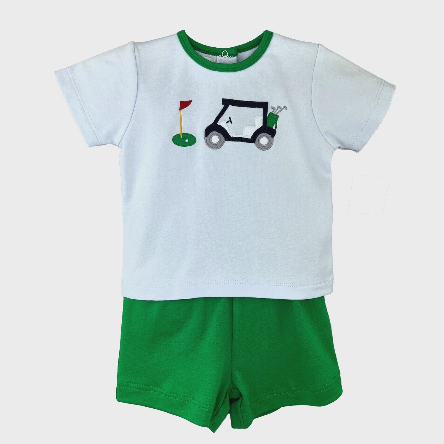 Knit Golf Cart Shirt &amp; Short Set