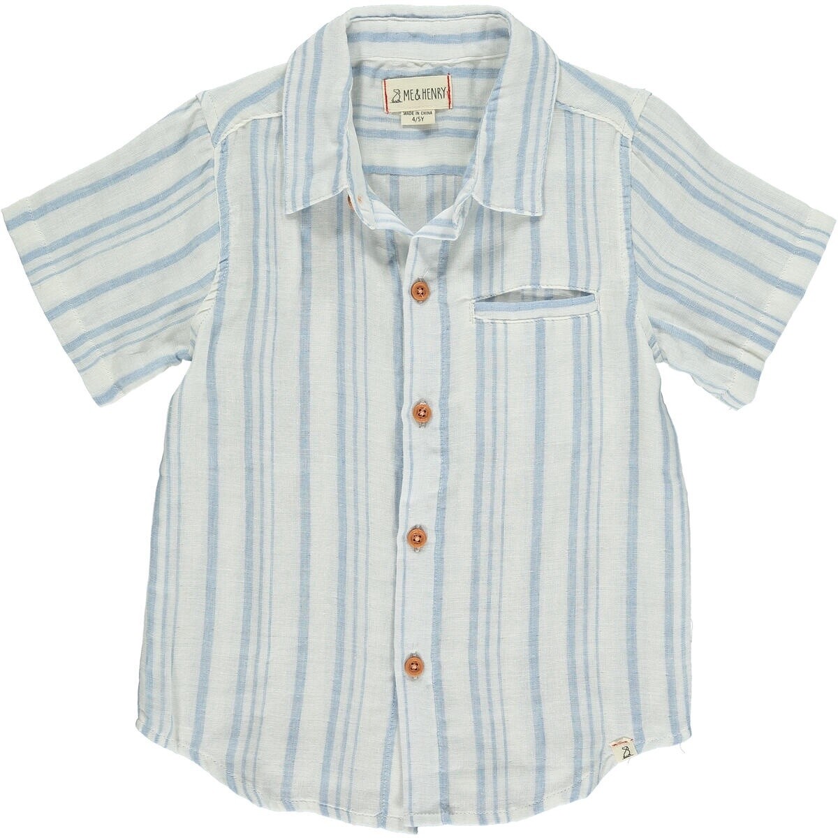 NEWPORT (HB1240m) Blue/Cream Striped Button Down
