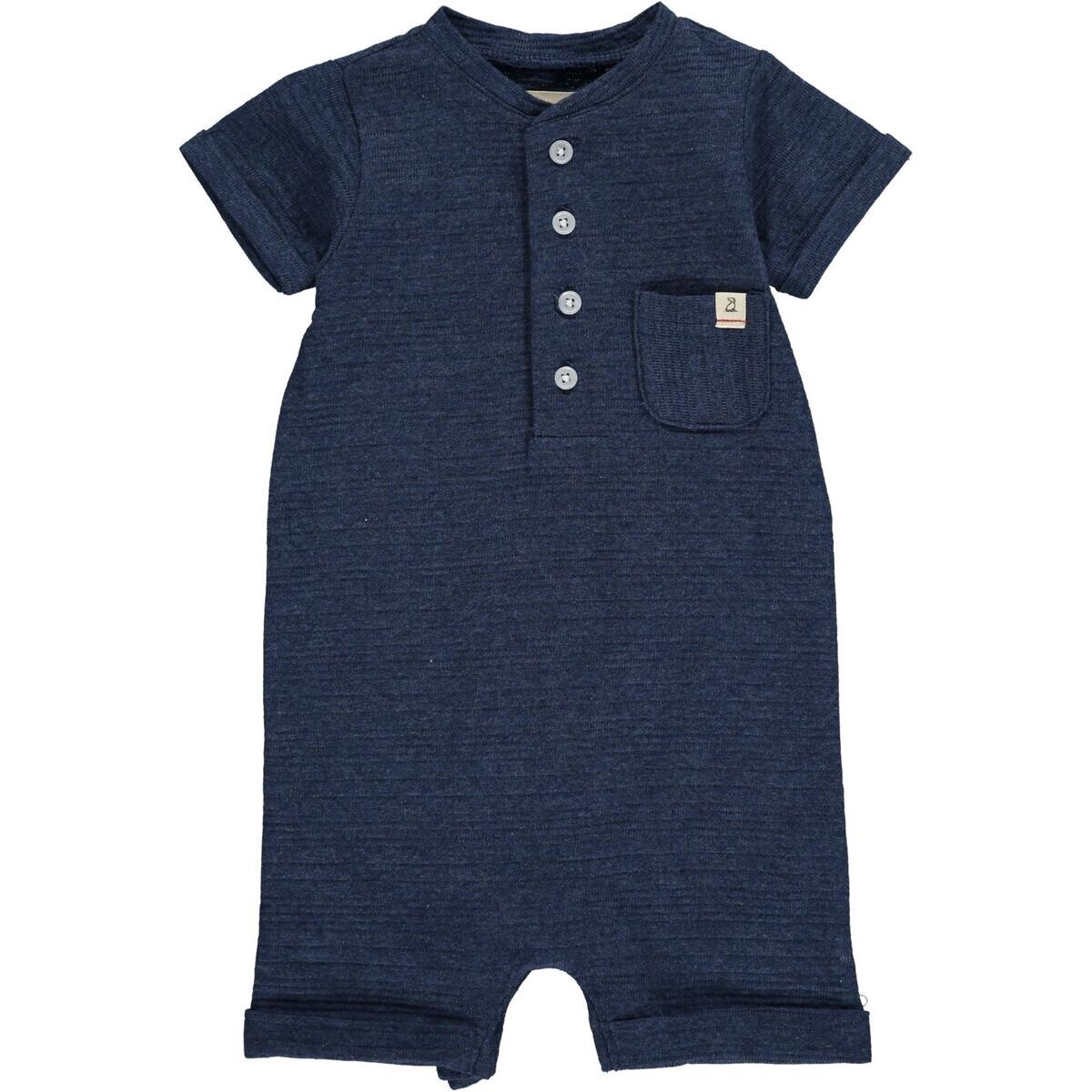 CAMBORNE henley romper (HB804f SS24) NAVY