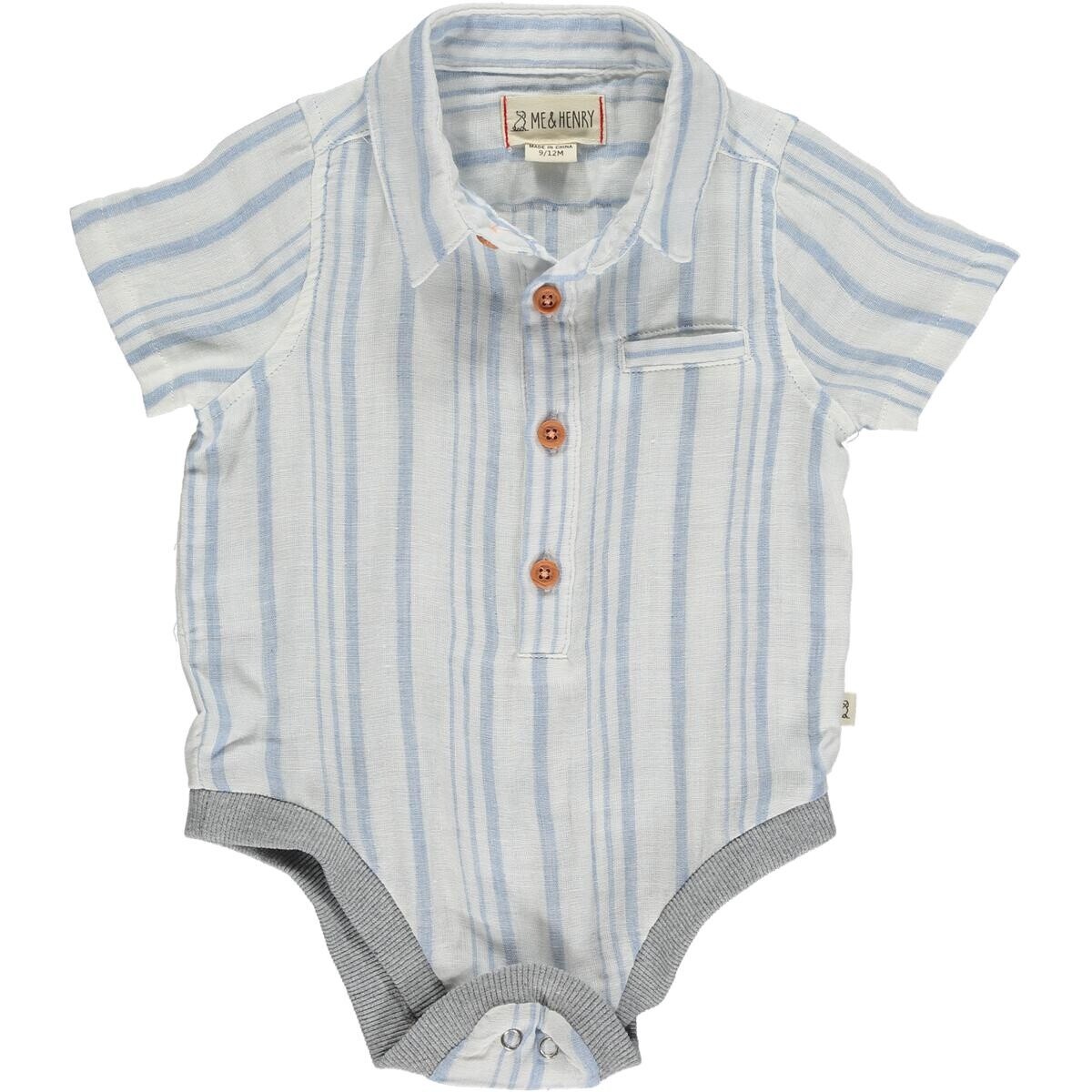 HELFORD (HB1220m) Blue/Cream Romper