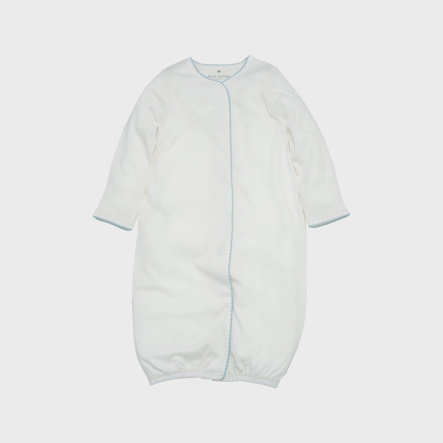 Organic Pima Gown Baby Blue