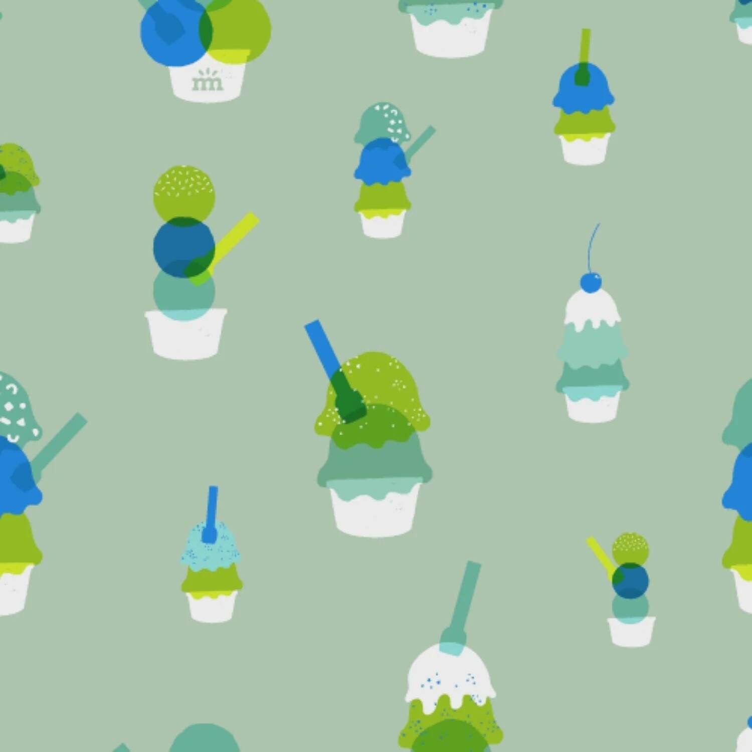 Green Sundae Funday Magnetic Modal Coverall