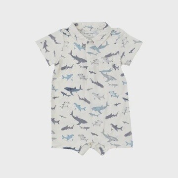 Sharks Polo Romper