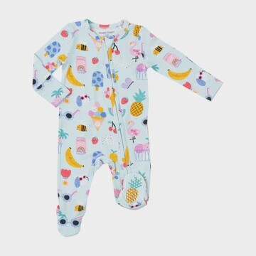 Ice Cream Giggles 2 Way Zipper Footie