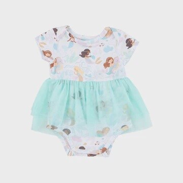 Magical Mermaids Twirly S/S TuTu Bodysuit Dress