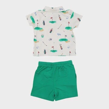 Golf Polo Shirt &amp; Short Set