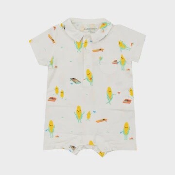 Cornhole Polo Shortie Romper