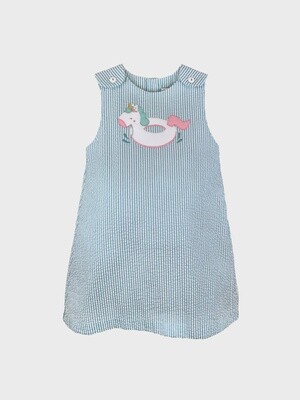 Unicorn Appliqué  Dress