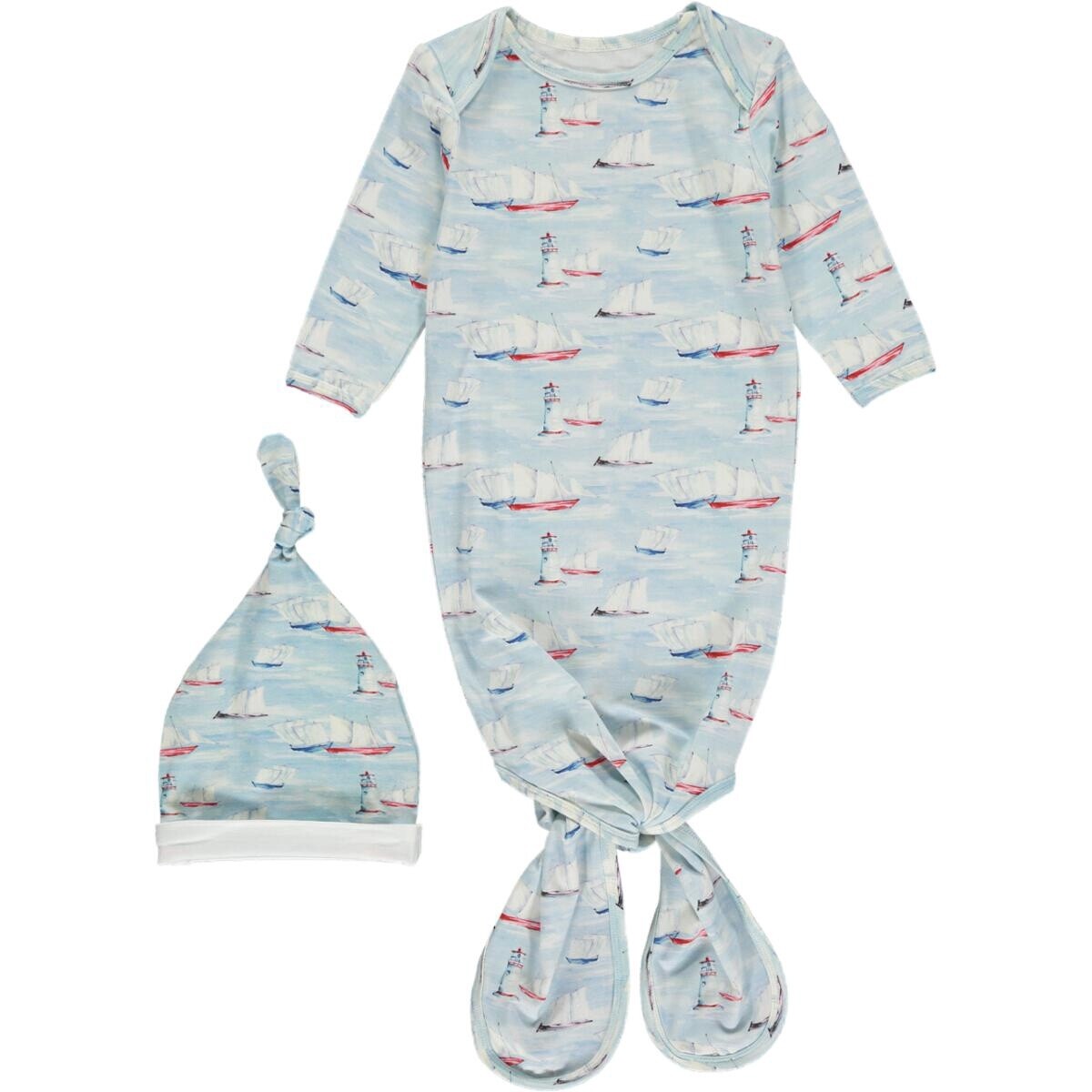 Nautical Boats Knotted gown (TB212A)