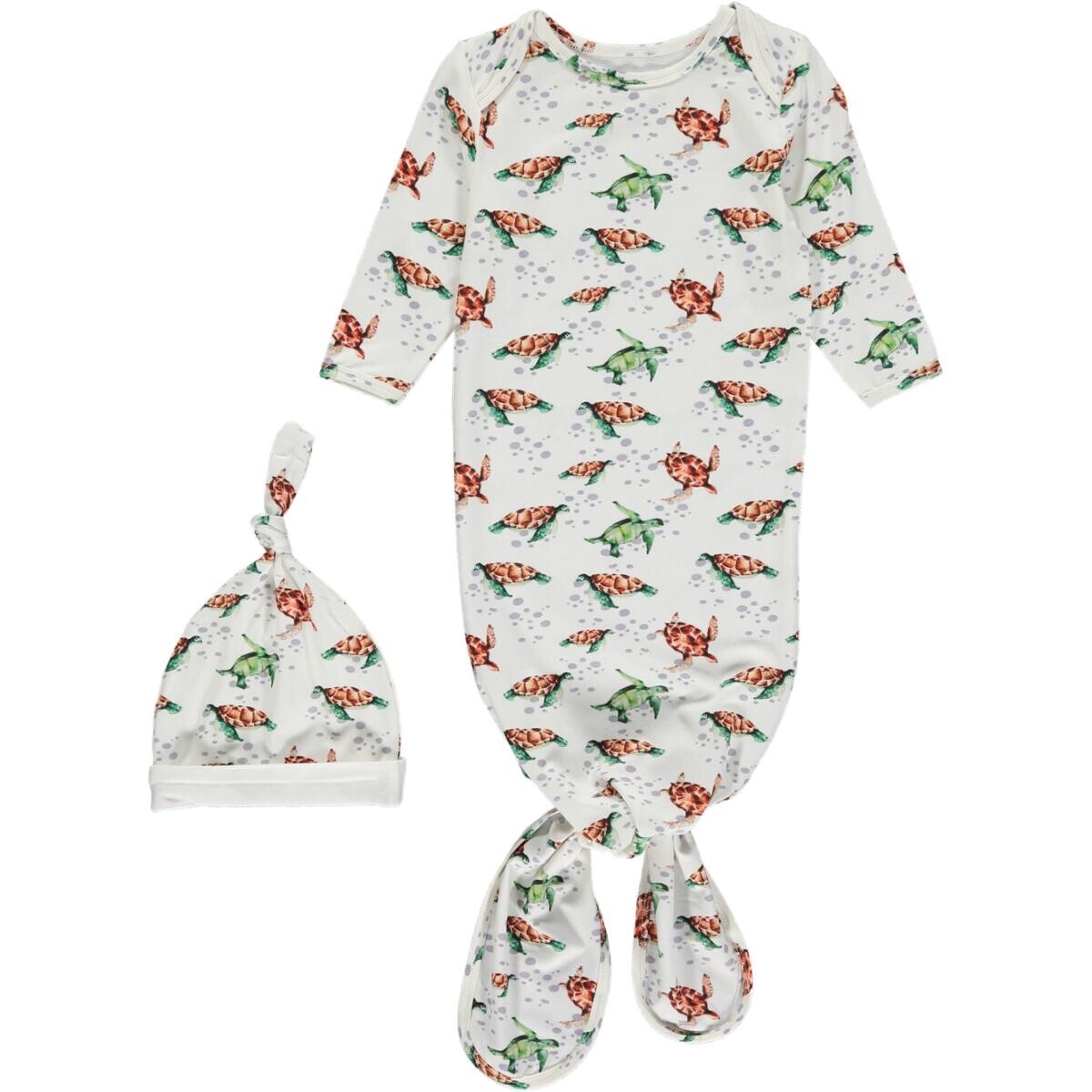 Nautical Sea Turtles Knotted gown (TB212B)