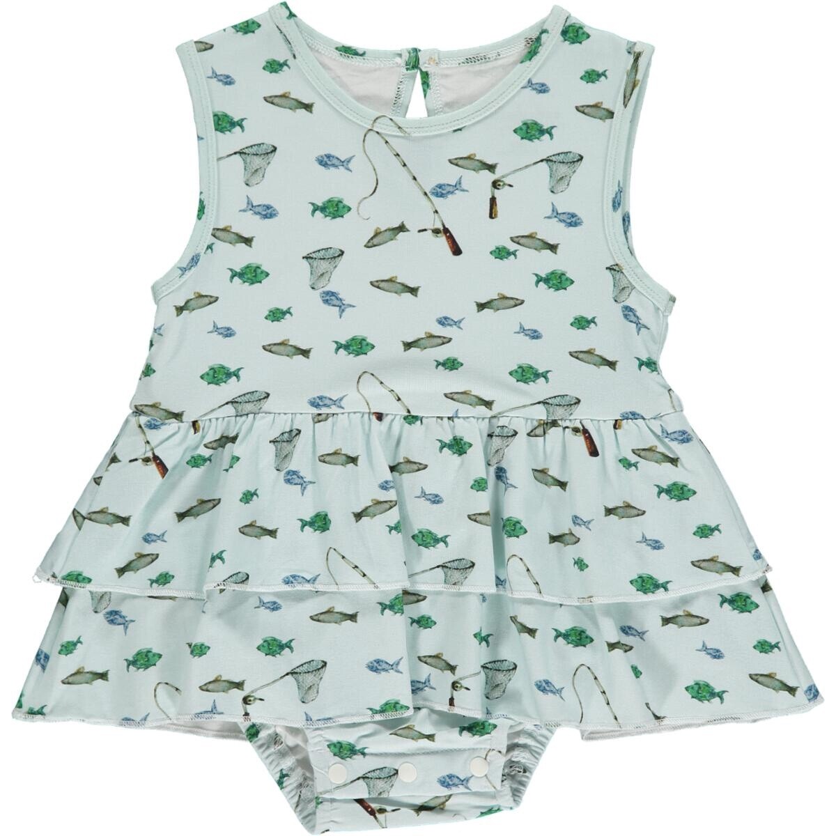 Nautical Fishing Ruffled dress (TB207C)