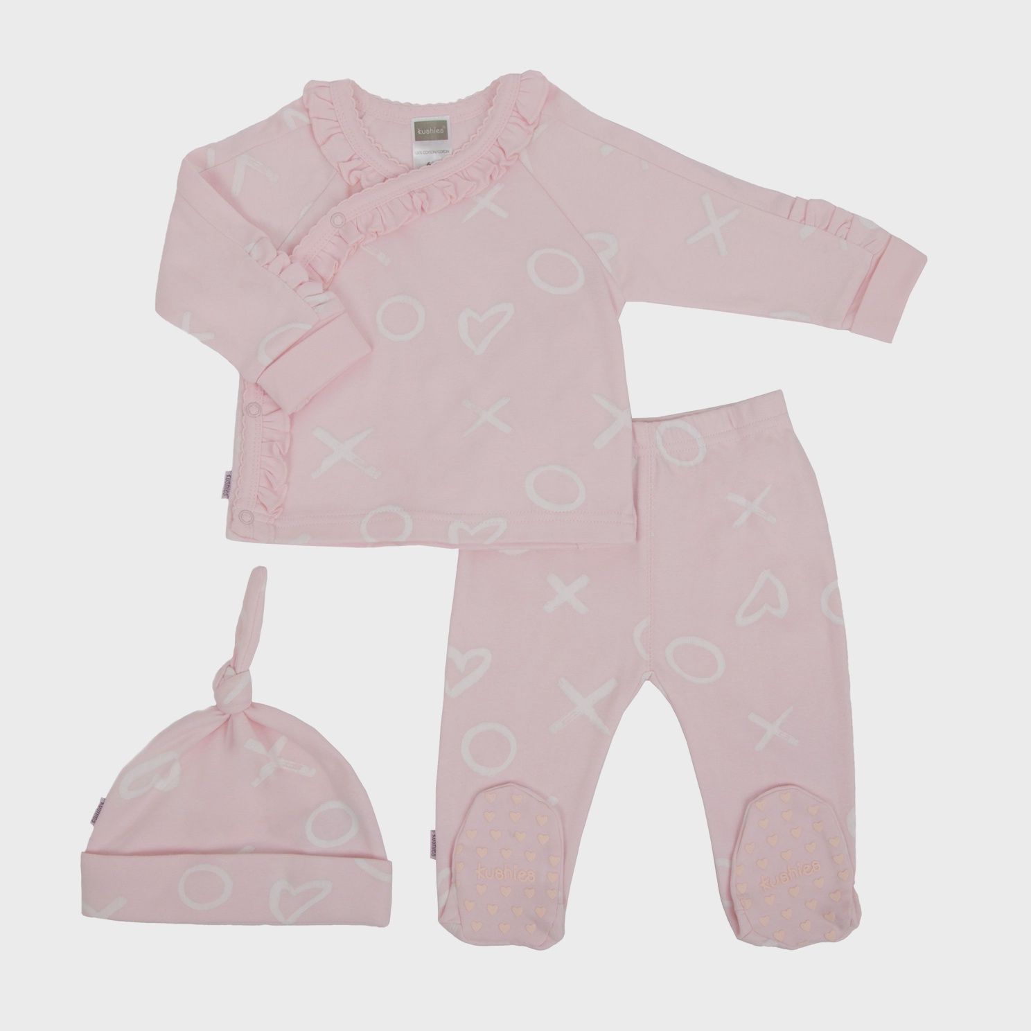 Hello World Take Me Home Set Lt. Pink Print