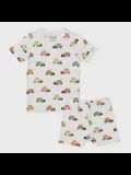 Jeep on Cream Short PJ Set