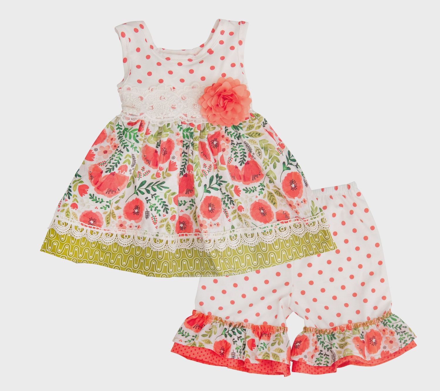 Poppy Garden Swing Set