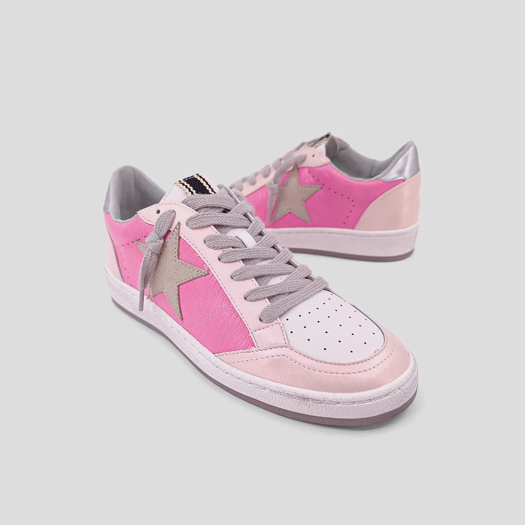 Paz Toddler/Kids 697 Pink Lizard Shoes