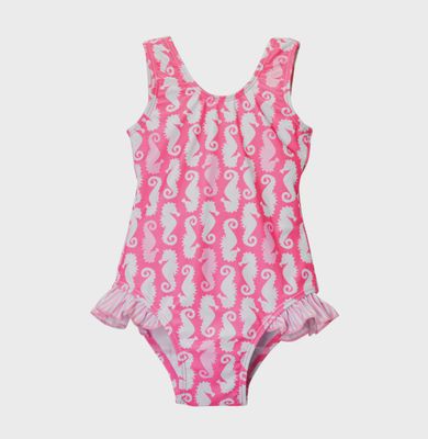 SPF 50 Hip Ruffle Swimsuit