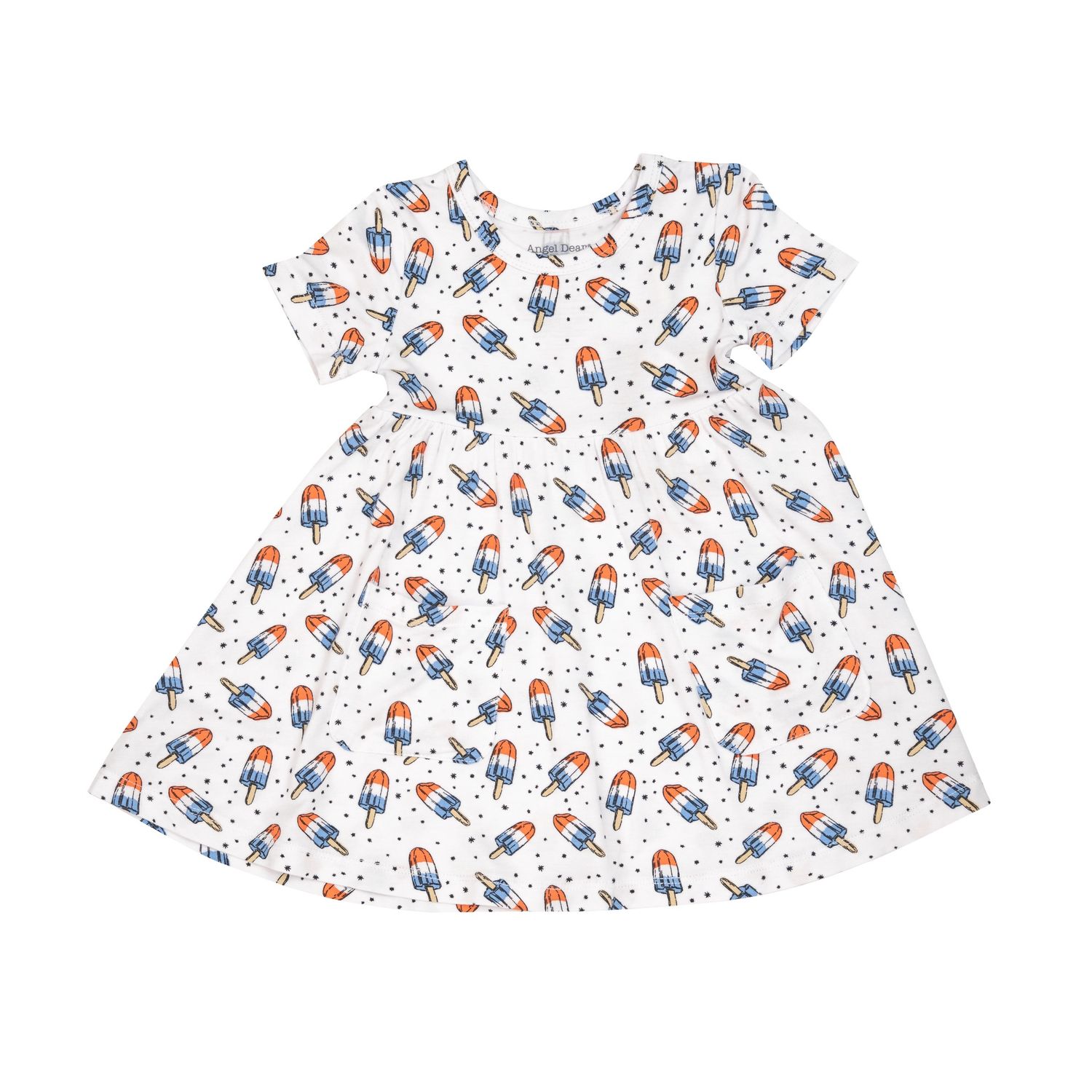 Red, White, &amp; Blue Popsicle Twirly Dress