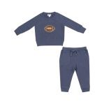 Footballs + French Terry - Raglan Sweatshirt &amp; Jogger Set