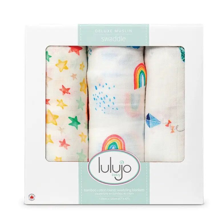 3 pk Swaddle Blankets